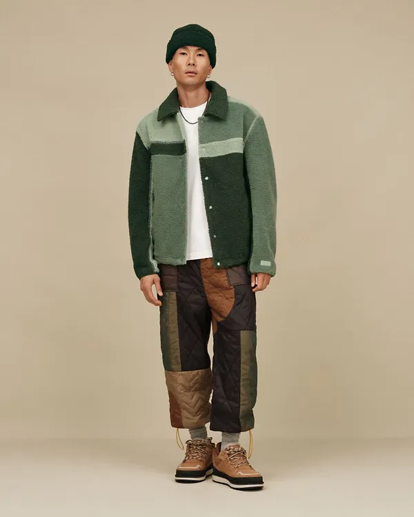 A man wearing our Lachlan UGGfluff Jacket and Lowmel Guard GTX.